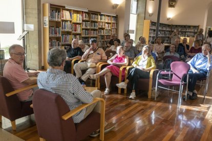 L’acte d’homenatge a Jaume Magre, ahir a Cervera.