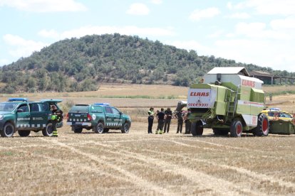 El foc de Tudela de Segre de dimarts passat i que va calcinar 11 hectàrees va ser causat per una recol·lectora.