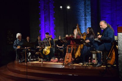 Concert inaugural del Festival de Música Antiga dels Pirineus, ahir a la catedral de la Seu d’Urgell.