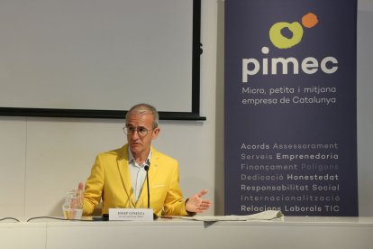 El secretari general de Pimec, Josep Ginesta.