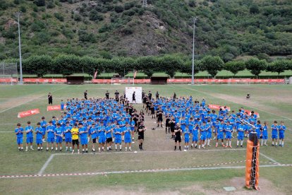 Foto de grup de l’últim torn del Pep Summer Camp.