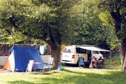 Una àrea d’acampada.