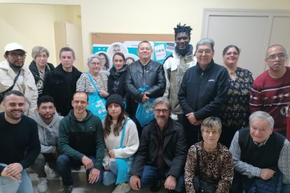 Presentació de diverses parelles lingüístiques a Lleida el mes de febrer passat.