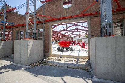 L'estructura del nou supermercat de Cappont, gairebé a punt