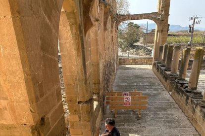 El monestir d’Avinganya després de les accions de restauració.