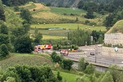 L’accident es va produir a les 20.30 hores de divendres a Canillo.