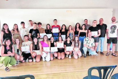 Dimecres passat es van lliurar els diplomes als participants.