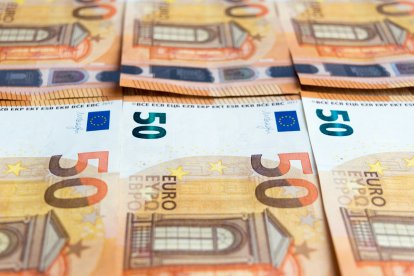 Imatge d’arxiu|arxivament de bitllets de 50 euros.