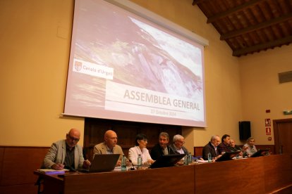 Assemblea General de la Comunitat de Regants dels Canals d'Urgell a la Casa Canal de Mollerussa