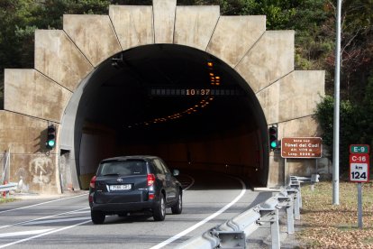 La boca sud del túnel del Cadí, al Berguedà