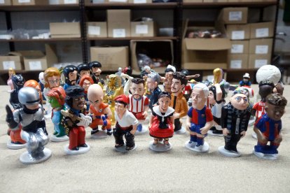 Pla general de la cinquantena de novetats que l'empresa Caganer.com ha creat per a aquest Nadal del 2024.