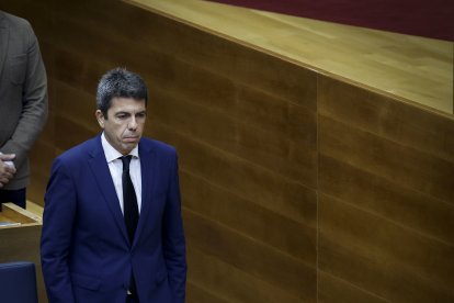 El president de la Generalitat Valenciana, Carlos Mazón, aquest divendres