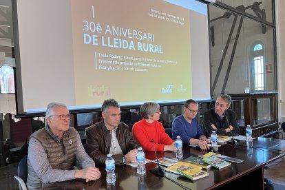 Jornada de celebració els 30 anys de la Federació de cases rurals de Lleida, a la Pobla de Segur.