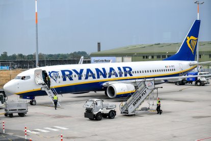 Imagen de archivo de un avión de Ryanair.