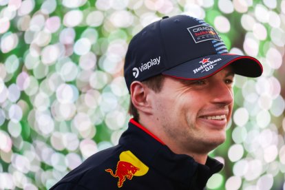 El piloto neerlandés Max Verstappen durante el Gran Premio de Fórmula Uno de Las Vegas.