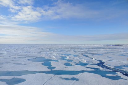 El hielo marino del Ártico se derrite a un ritmo sin precedentes.