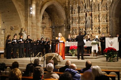 La iglesia de Sant Llorenç de Lleida se llenó el martes para disfrutar de este canto litúrgico medieval.