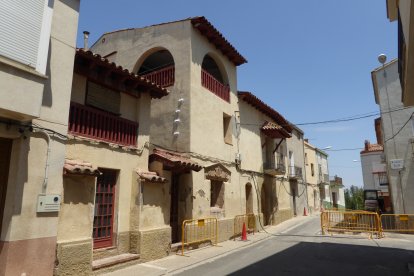 Imatge d'arxiu d'un carrer de Vilanova de Segrià.