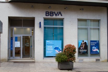 Una oficina del BBVA.