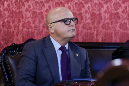 El senador del PP José Manuel Baltar Blanco, durante el juicio en el Tribunal Supremo acusado de un delito contra la seguridad vial.