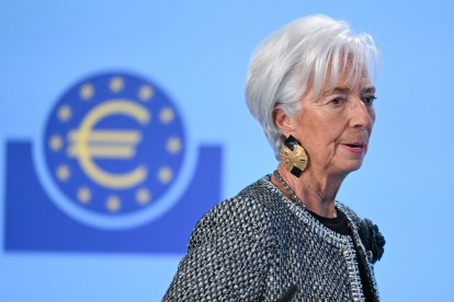 La presidenta del Banco Central Europeo, Christine Lagarde.