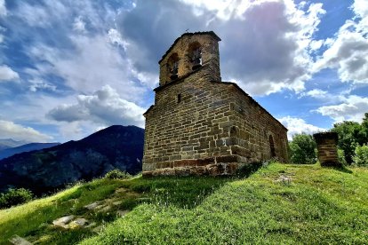 Una vista de Sant Quirc de Durro.