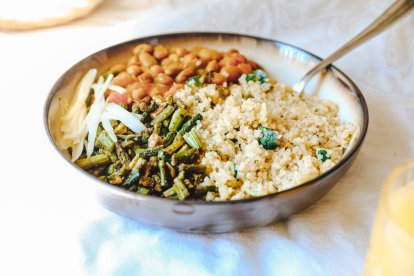 Desayuno a base de quinoa.