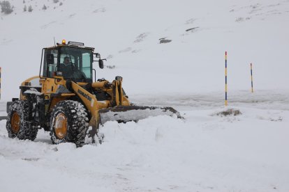 Imatges de la nevada a la Bonaigua