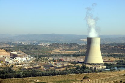 La central nuclear d'Ascó, a la Ribera d'Ebre.