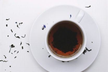 Una taza de Earl Grey, una variante de té negro.