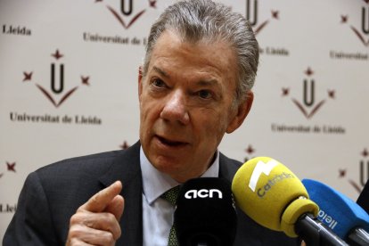 El president de Colòmbia entre el 2010 i el 2018, i Premi Nobel de la Pau el 2016, Juan Manuel Santos.