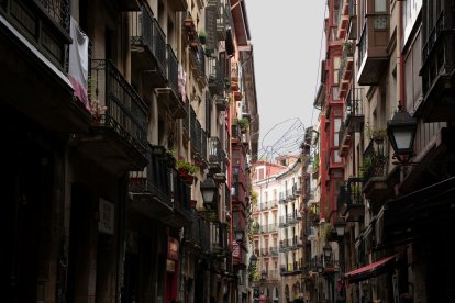 Una calle de Bilbao.