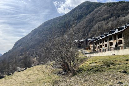 Terrenys a tocar d'Espui que ara ha adquirit l'ajuntament de la Torre de Capdella.