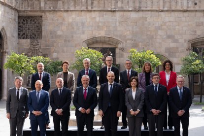 El conseller de Presidencia de la Generalitat, Albert Dalmau, y el ministro de Política Territorial y Administración Pública, Ángel Víctor Torres, se reunen con el resto de la Comisión Bilateral Generalitat-Gobierno.