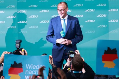 Friedrich Merz quiere unas negociaciones rápidas para conformar su Ejecutivo. - EFE/EPA/HANNIBAL HANSCHKE