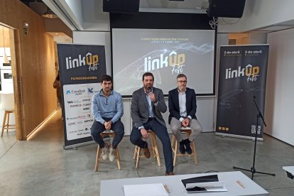 Presentación del Link Up Fest 2025 que se celebrará en Lleida. - J. MARTÍNEZ