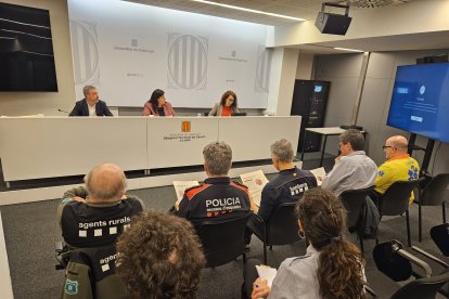 Presentación ayer en la delegación del Govern en Lleida. - GENERALITAT