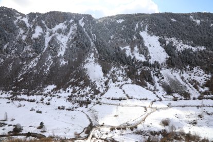 La nevada de ayer en Vielha. - EDGAR ALDANA