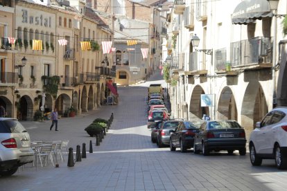 Imatge d'arxiu d'un carrer de les Borges Blanques.