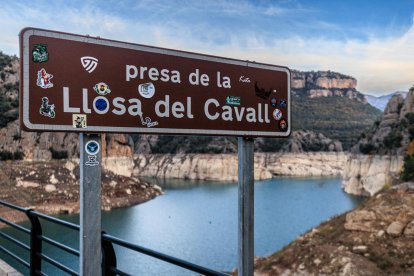 Imatge d’arxiu de la Llosa del Cavall, al Cardener. - JORDI BORRÀS/ACN