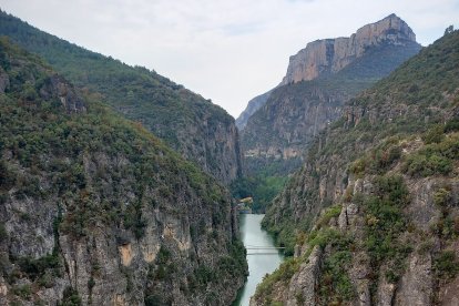 Vista del congost de Mu.