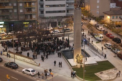 Imatge d’arxiu de la plaça dels Pagesos.