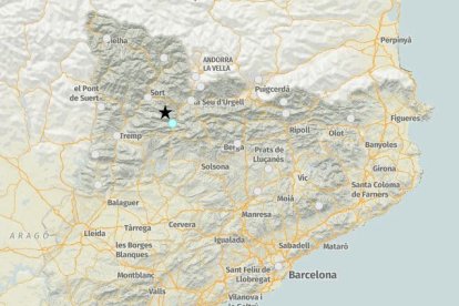 L'epicentre del terratrèmol.