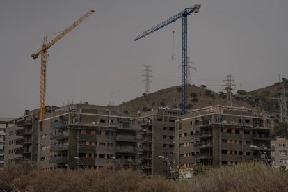 Habitatges en construcció.