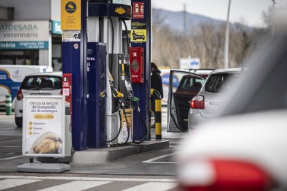 Exterior de una gasolinera