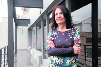 La escritora y profesora de la UdL Núria Perpinyà, el pasado febrero. - ACN