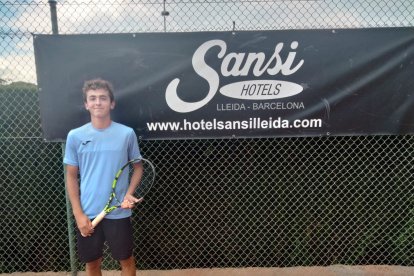 Victor Palomar, el único representante leridano en segunda ronda del ITF Junior del CT Lleida.