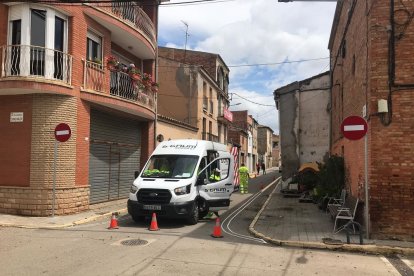 Los trabajos han empezado en las calles Major y Forn. - A.BELL-LLOC D’URGELL