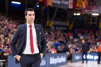 Gerard Encuentra, diumenge passat al Palau Blaugrana.