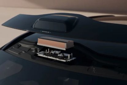 LiDAR del coche Volvo EX90.